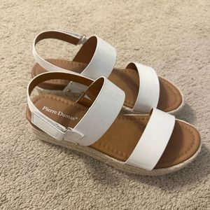 Women’s White Platform Sandals